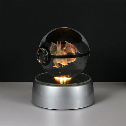 Lámpara LED Pokémon 3D – Bola de Cristal
