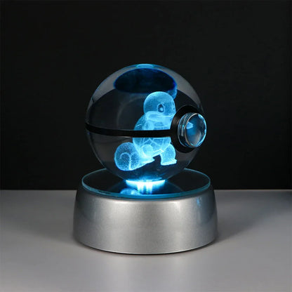 Lámpara LED Pokémon 3D – Bola de Cristal