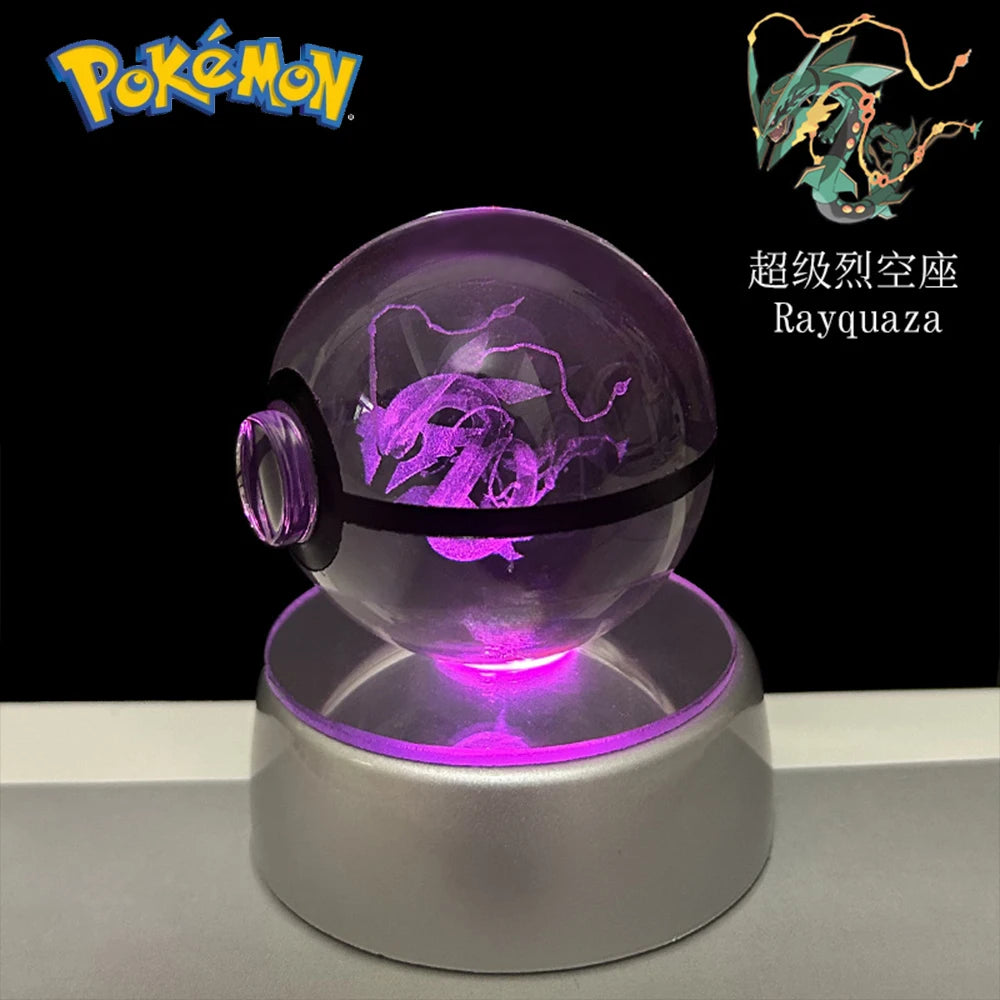 Lámpara LED Pokémon 3D – Bola de Cristal