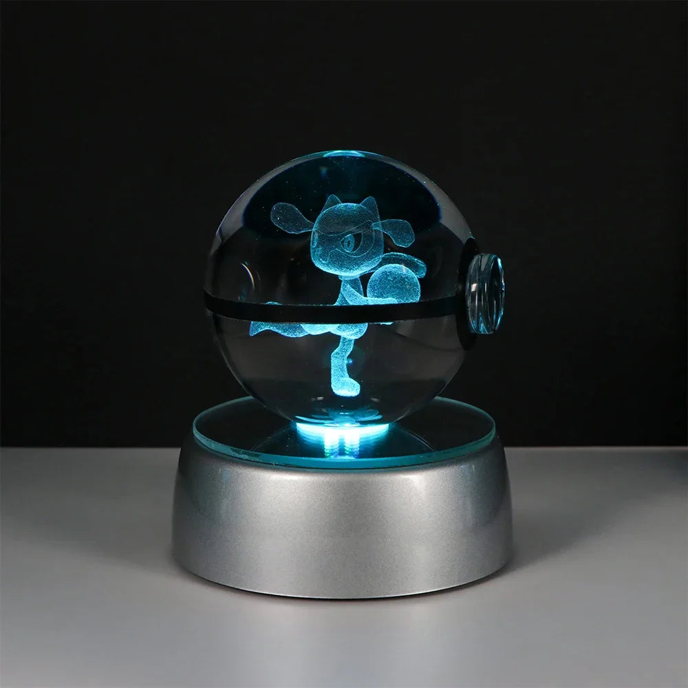 Lámpara LED Pokémon 3D – Bola de Cristal