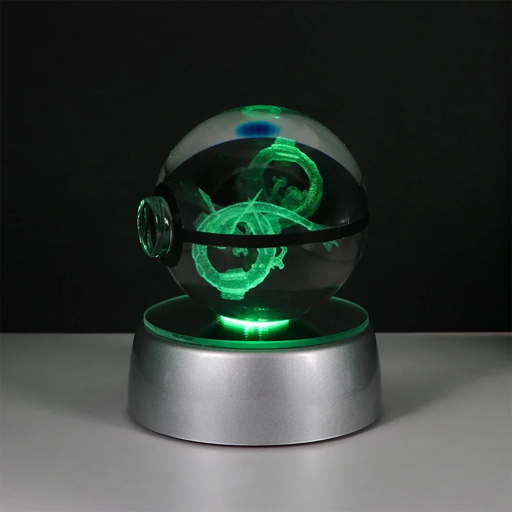 Lámpara LED Pokémon 3D – Bola de Cristal