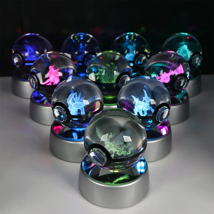 Lámpara LED VULPIX 3D – Bola de Cristal