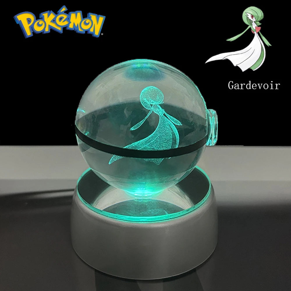 Lámpara LED Pokémon 3D – Bola de Cristal