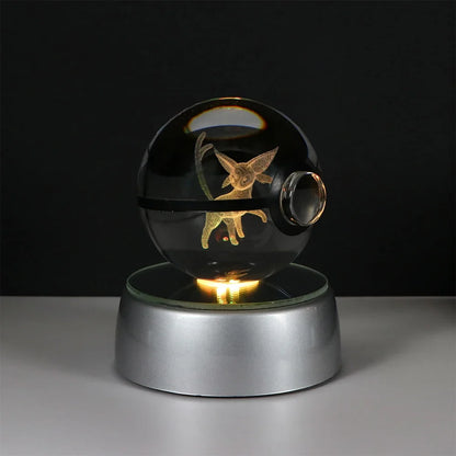 Lámpara LED Pokémon 3D – Bola de Cristal