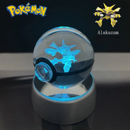 Lámpara LED Pokémon 3D – Bola de Cristal