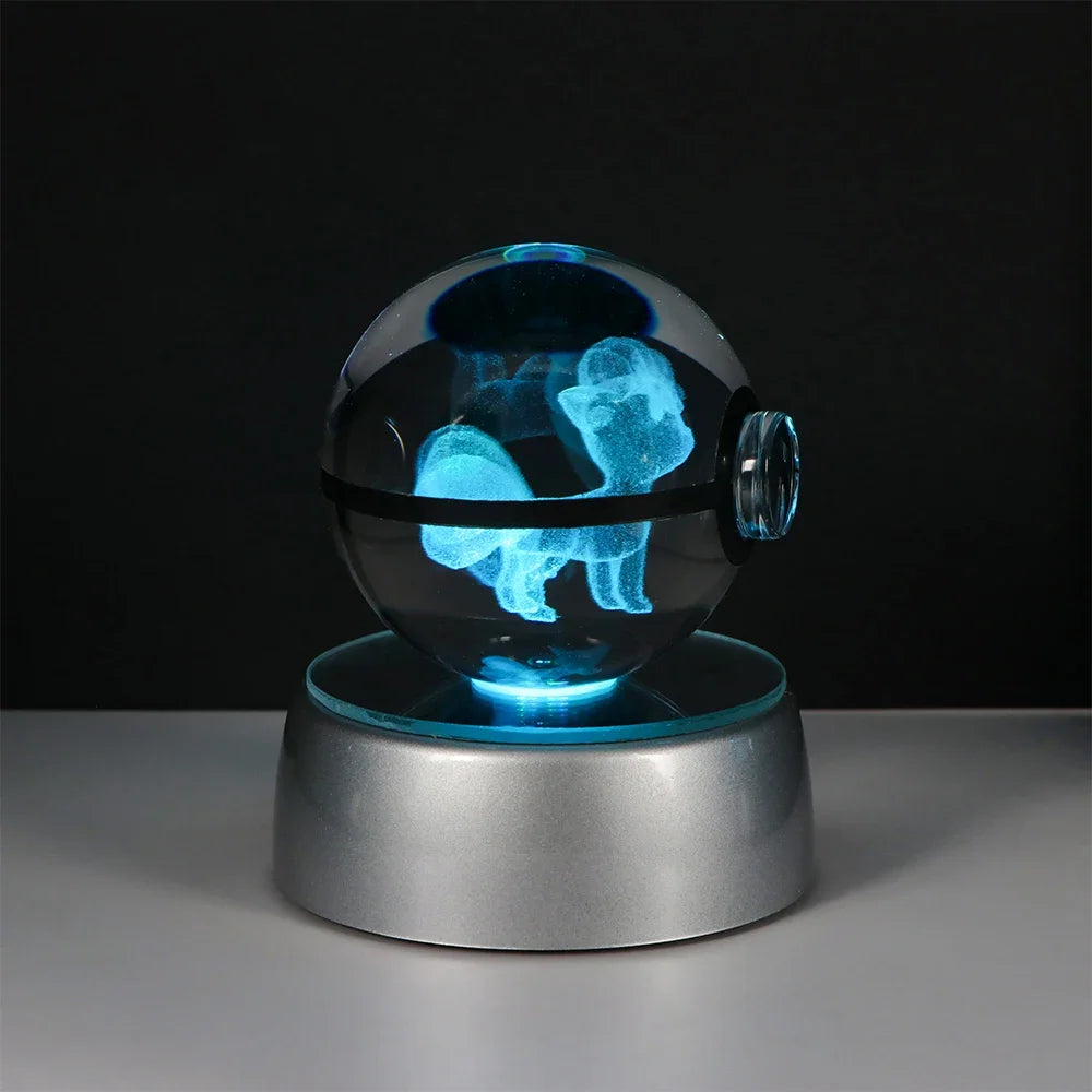 Lámpara LED Pokémon 3D – Bola de Cristal