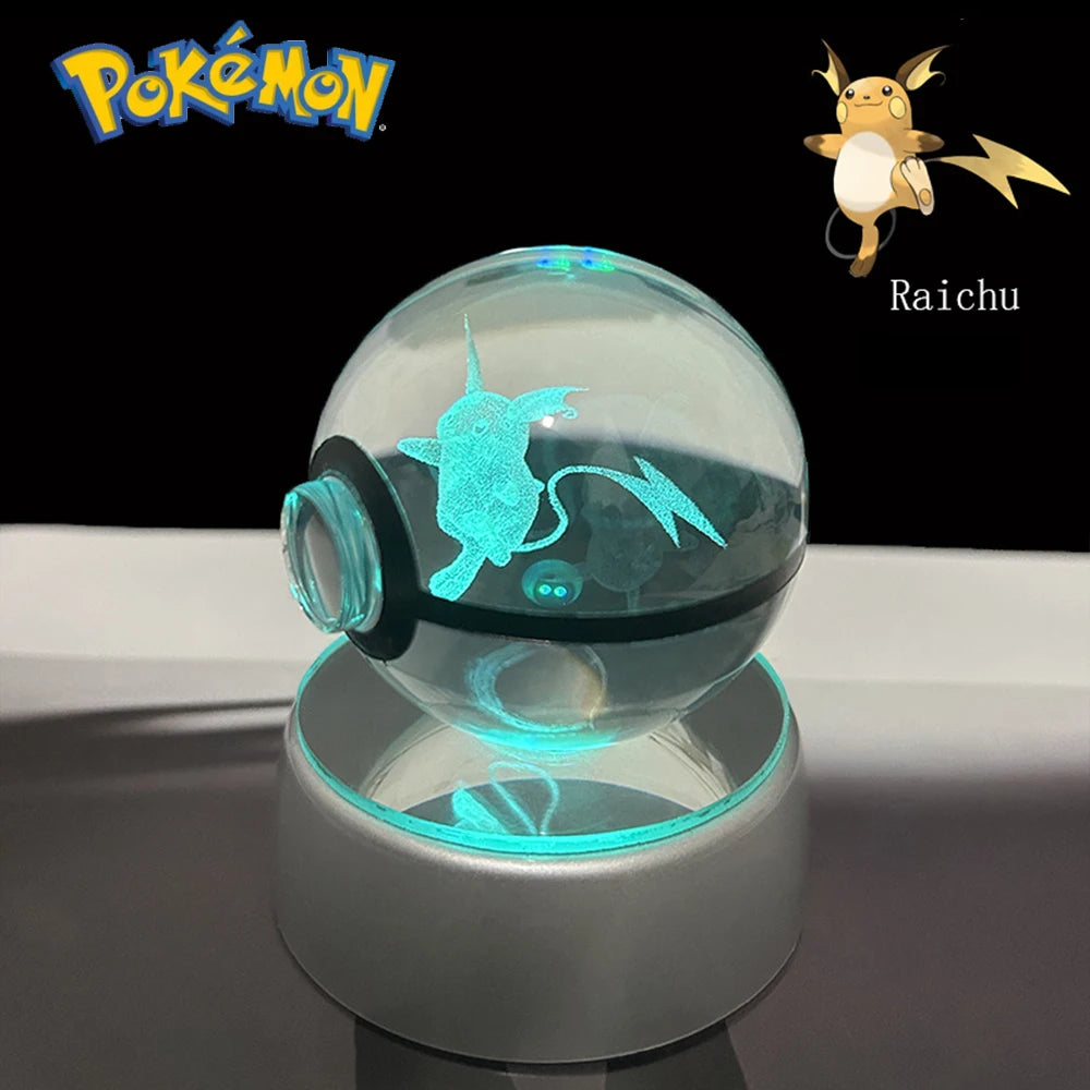 Lámpara LED Pokémon 3D – Bola de Cristal