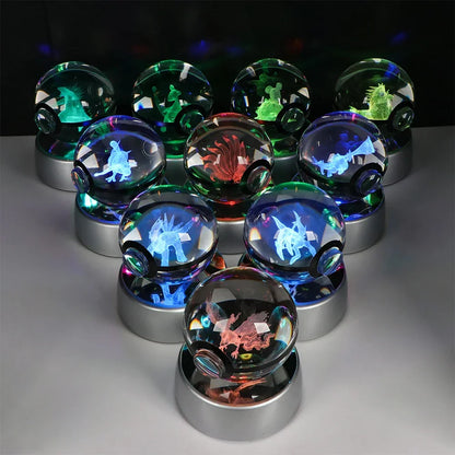 Lámpara LED MEW 3D – Bola de Cristal