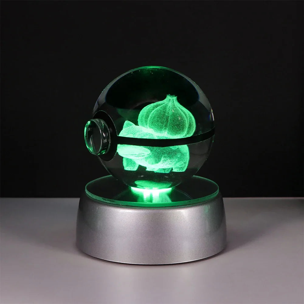 Lámpara LED Pokémon 3D – Bola de Cristal