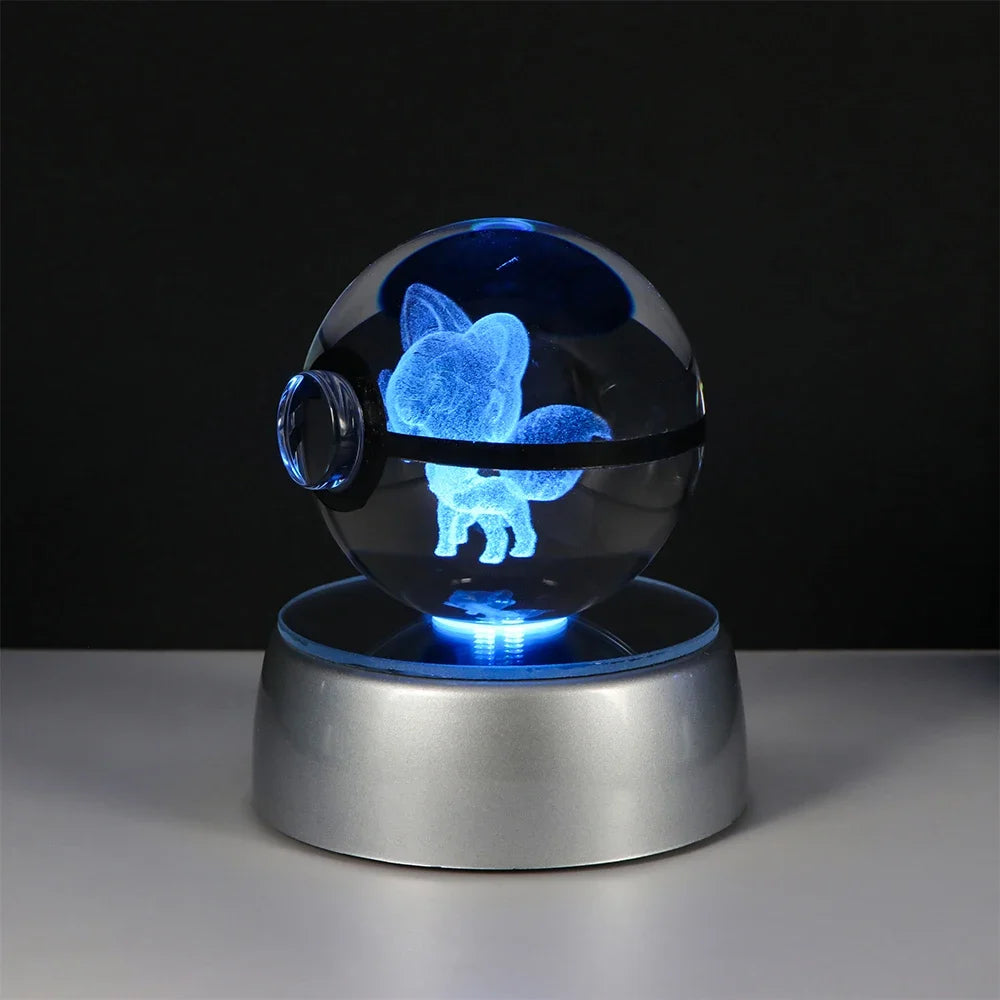 Lámpara LED Pokémon 3D – Bola de Cristal