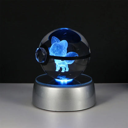 Lámpara LED Pokémon 3D – Bola de Cristal