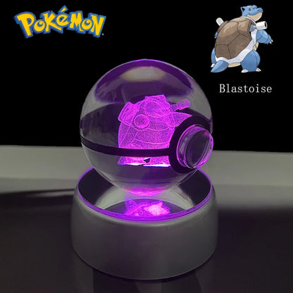 Lámpara LED Pokémon 3D – Bola de Cristal