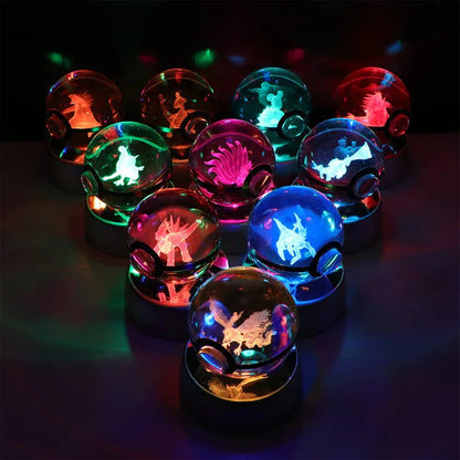 Lámpara LED MEW 3D – Bola de Cristal