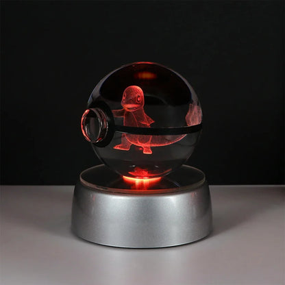 Lámpara LED Pokémon 3D – Bola de Cristal
