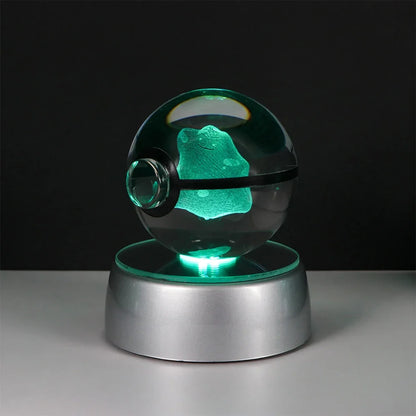Lámpara LED Pokémon 3D – Bola de Cristal