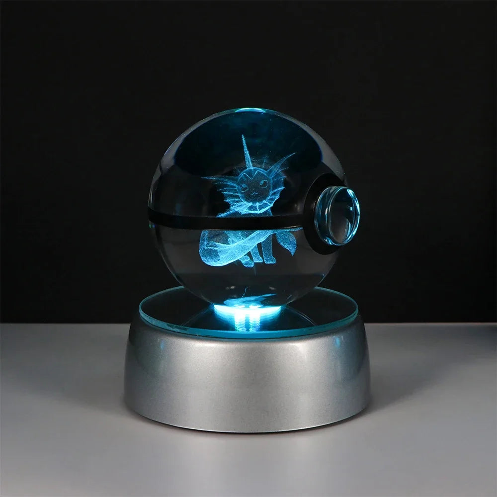 Lámpara LED Pokémon 3D – Bola de Cristal