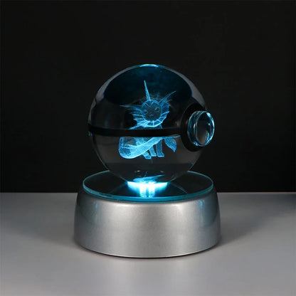 Lámpara LED Pokémon 3D – Bola de Cristal