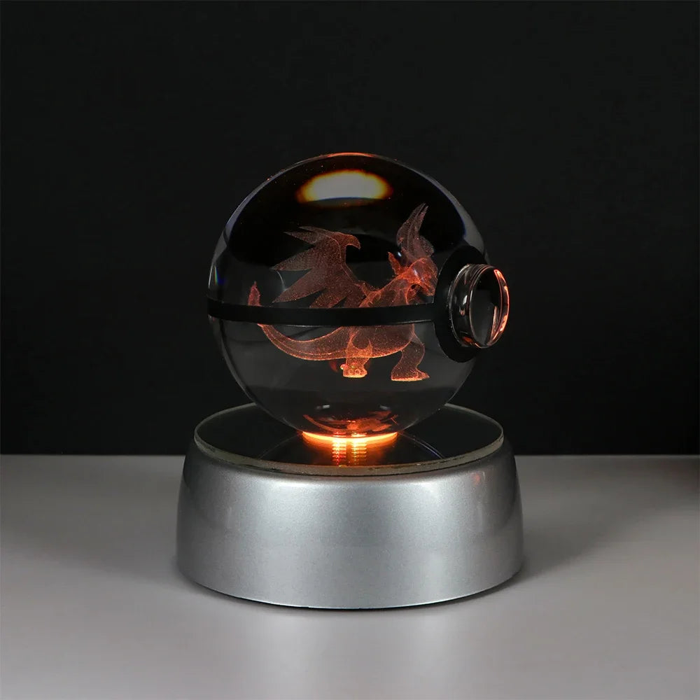 Lámpara LED Pokémon 3D – Bola de Cristal