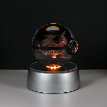 Lámpara LED Pokémon 3D – Bola de Cristal