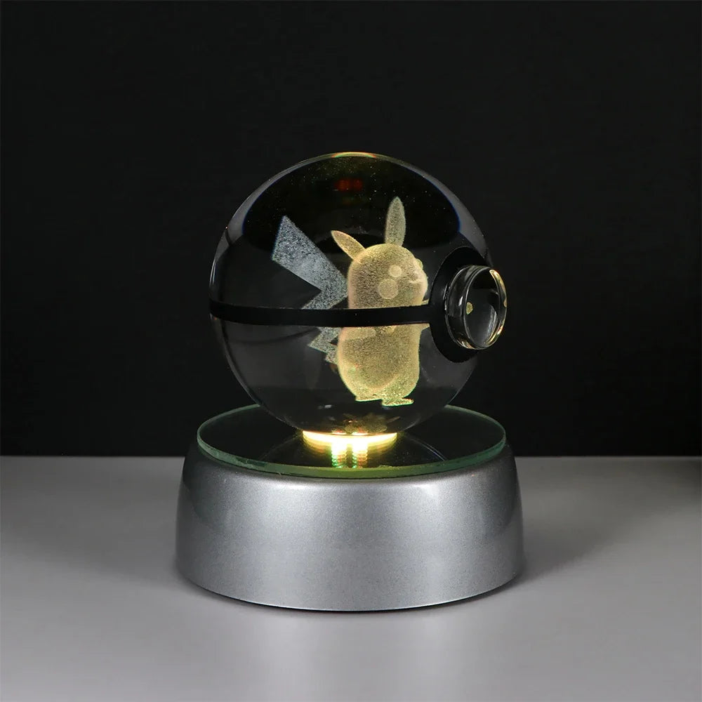 Lámpara LED Pokémon 3D – Bola de Cristal