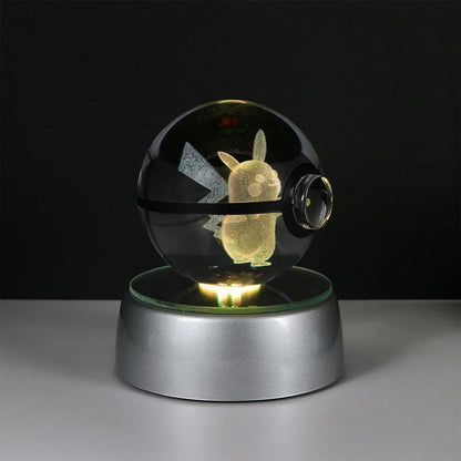 Lámpara LED Pokémon 3D – Bola de Cristal