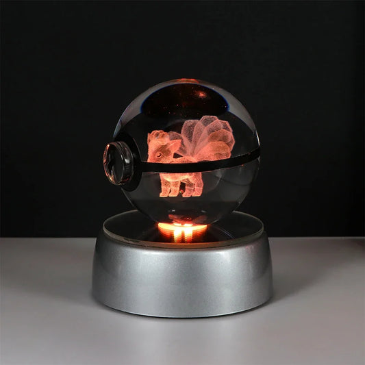 Lámpara LED VULPIX 3D – Bola de Cristal