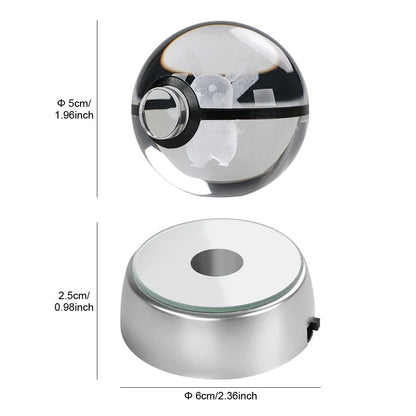 Lámpara LED MEW 3D – Bola de Cristal