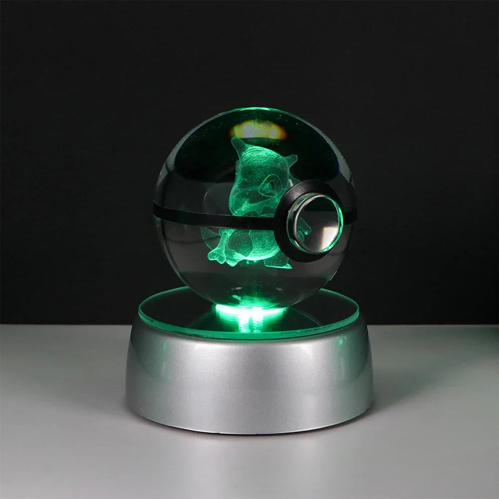 Lámpara LED Pokémon 3D – Bola de Cristal
