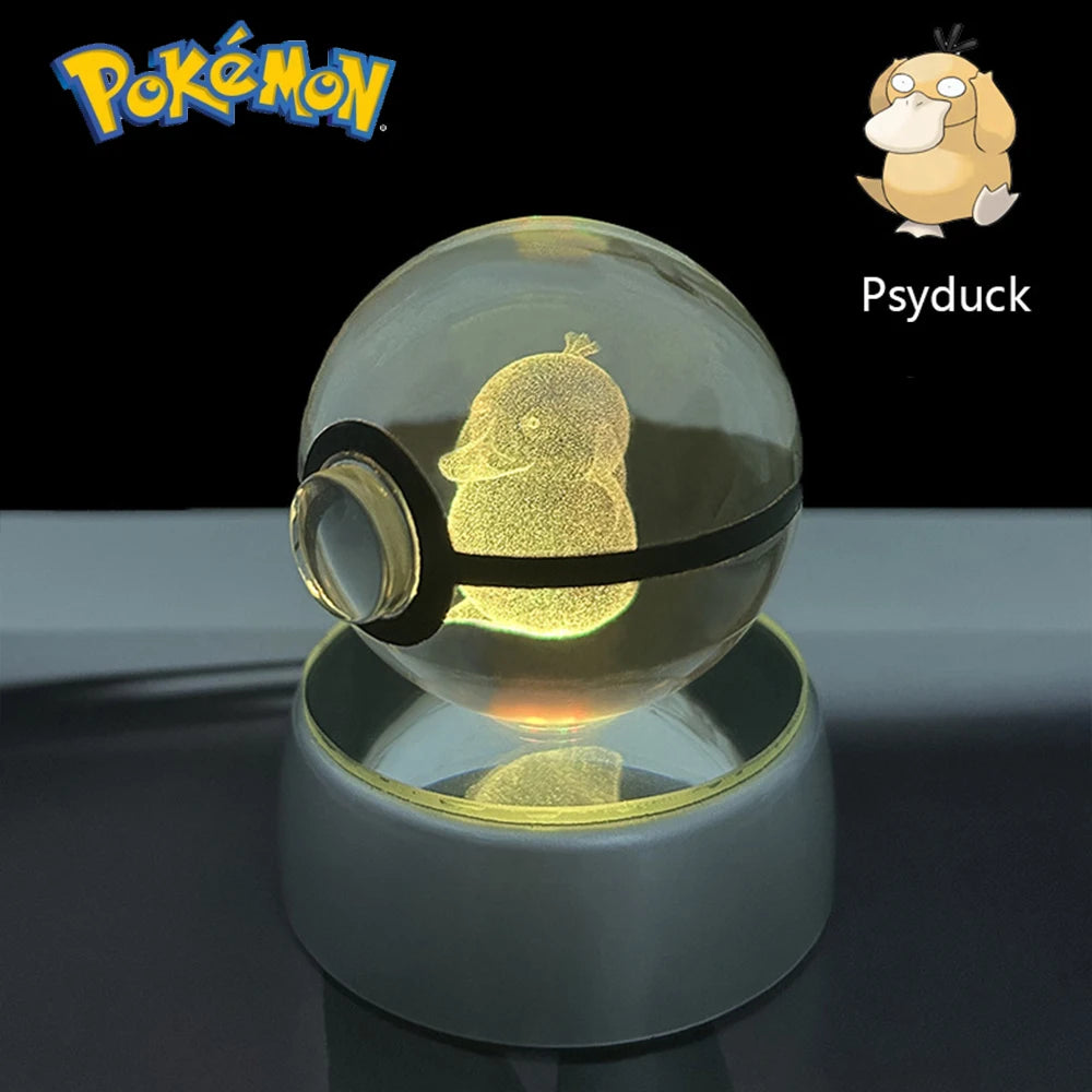 Lámpara LED Pokémon 3D – Bola de Cristal