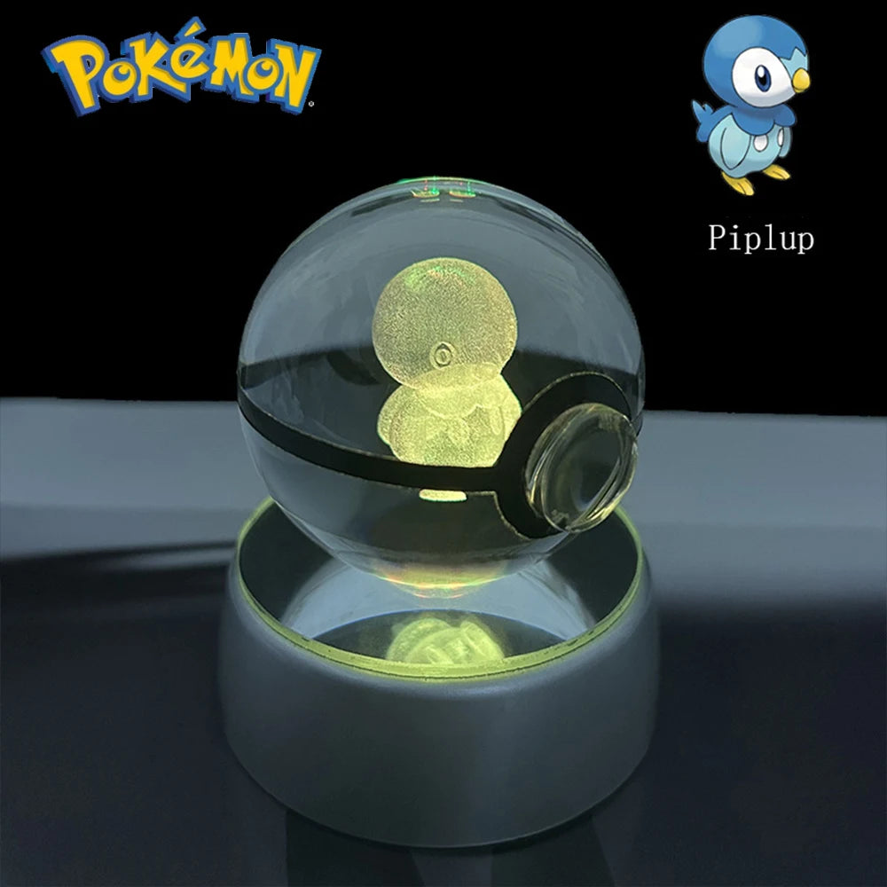 Lámpara LED Pokémon 3D – Bola de Cristal